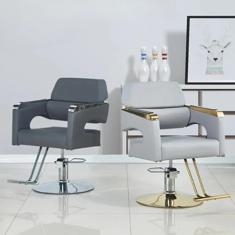 

Portable Folding Salon Barber Chair Personalized Reception Barber Chair Makeup Cadeira De Barbeiro Commercial Furniture