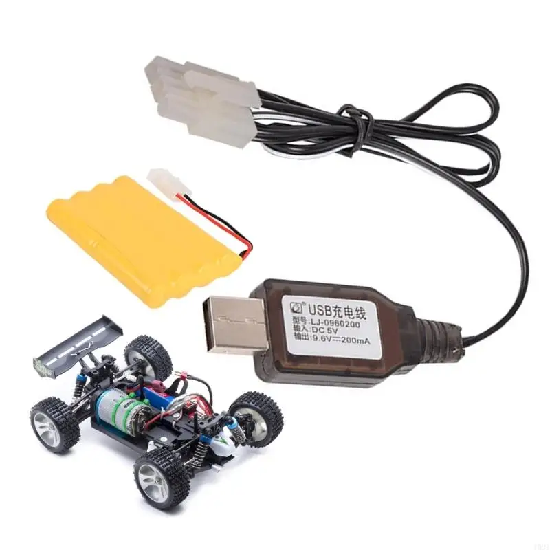 193A L6.2 3P USB Cable For NiMH NiCD Batteries In Remote Toy 9.6V 200mA