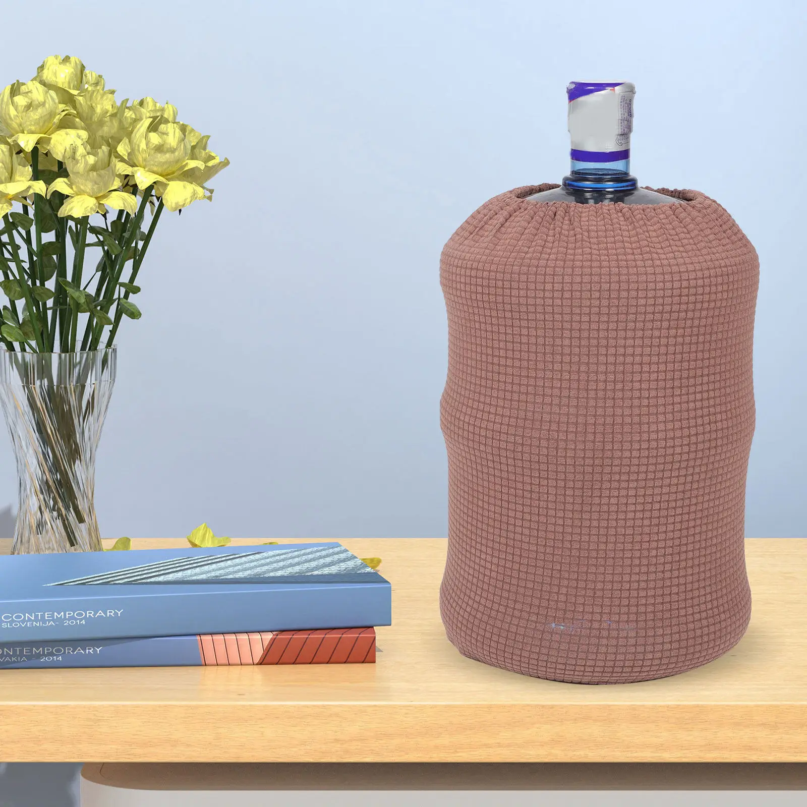 Water Dispenser Dust Cover Polyester Fiber Protective Dustproof Cover for Home Office Water Jug Cooler Bucket Protector