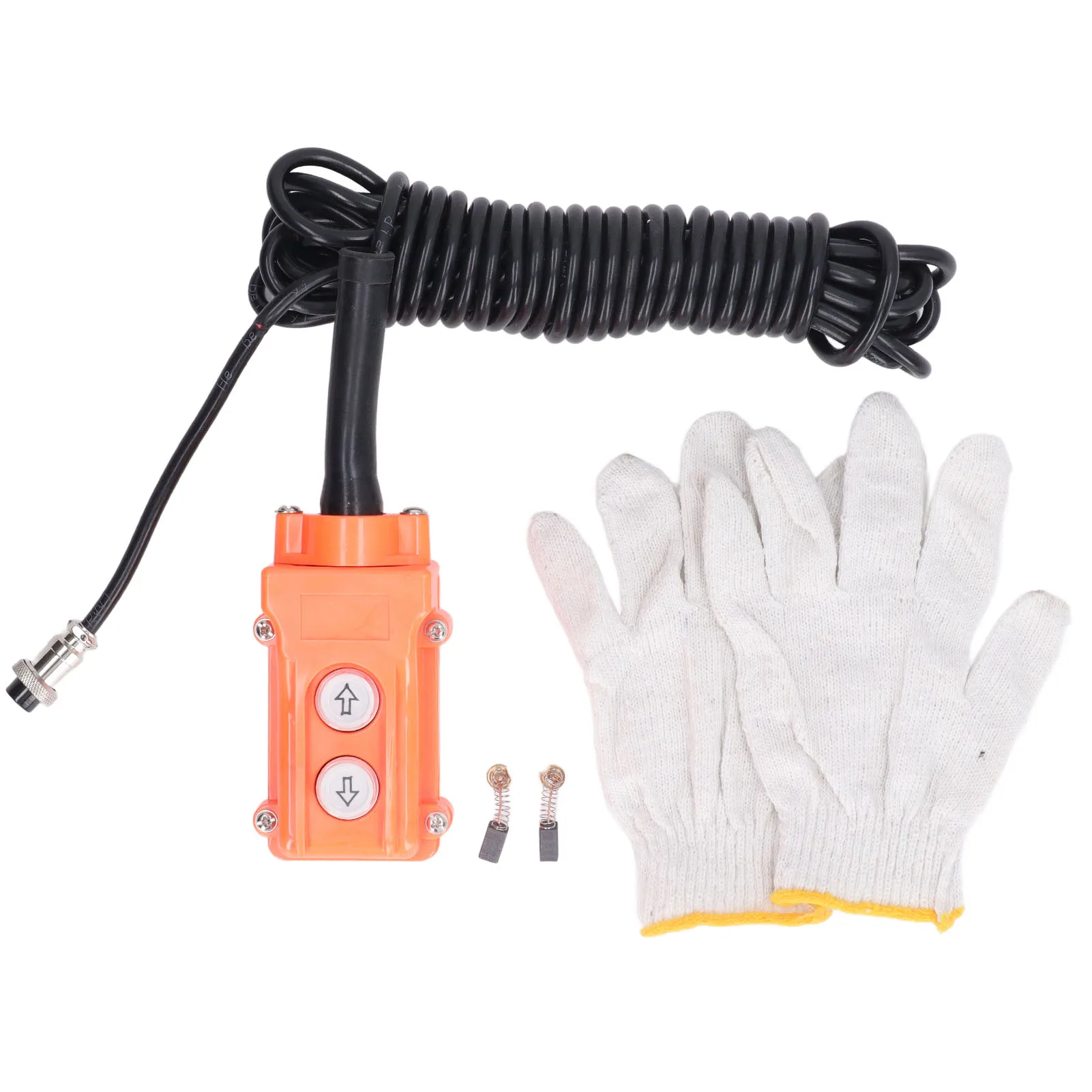 Remote-Controlled Mini Electric Crane 1500W Portable Winch 500KG Load Capacity 7.6m Lifting Height Home Use