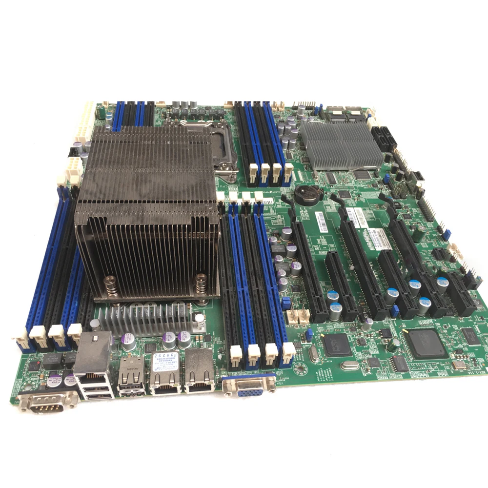 Dual X79 Motherboard 2011 Pin E5-2680V2 unterstützt 6 Karten X9DR3-F