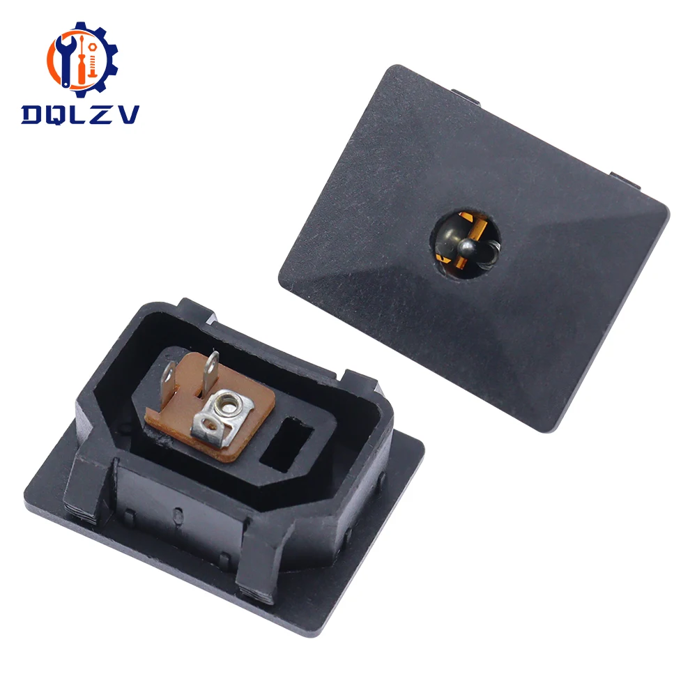 DC-019B DC Power Socket Interface With Screw Holes Black Connector 5.5X2.1mm Female Adapter Equipment Product Charging Port