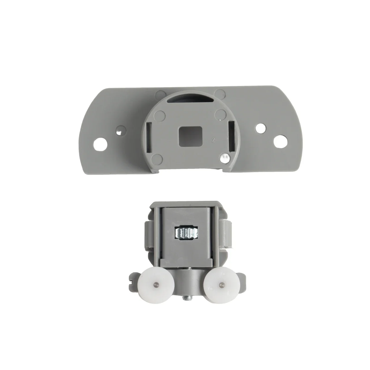 

1/2 шт. серая автомобильная пластиковая тележка с раздвижной перегородкой для Caravan/Motorhome-аксессуар для направляющей для раздвижной двери