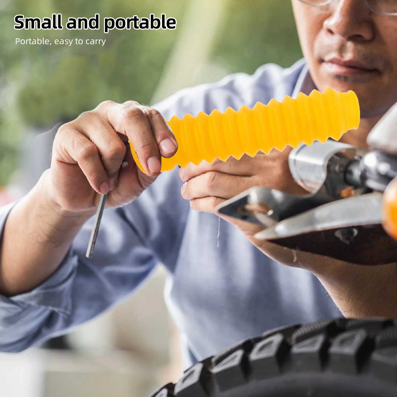 

Motorcycle Fork Cover Universal Yellow Front Fork Guard Protector Dirt Bike Shock Absorber Motorcycle Shock Protector