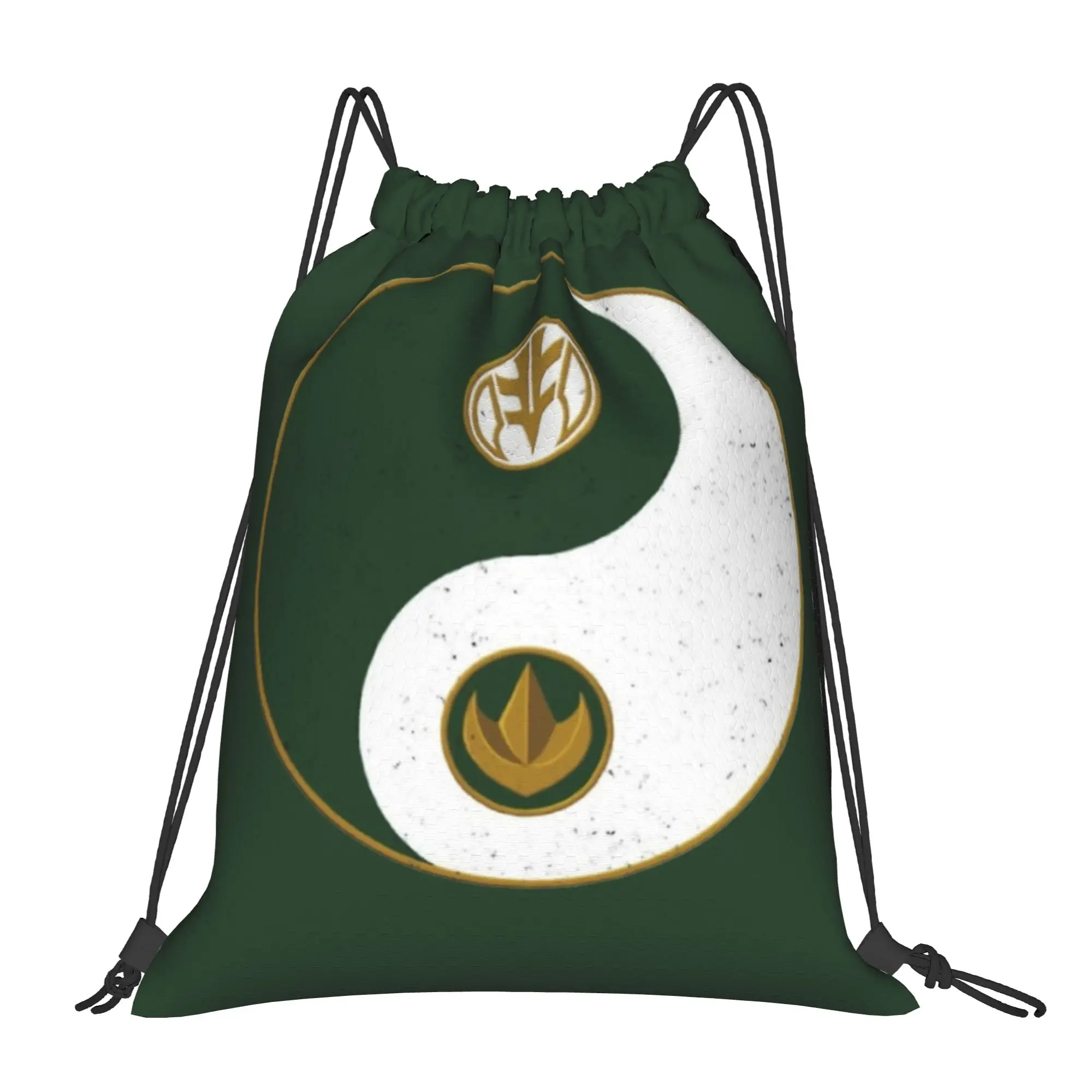 Power R-Ranger Balance  Drawstring Backpack Gym Sports Sackpack Water Resistant  String Bags for Hiking 36cm (W) x 43cm (H)