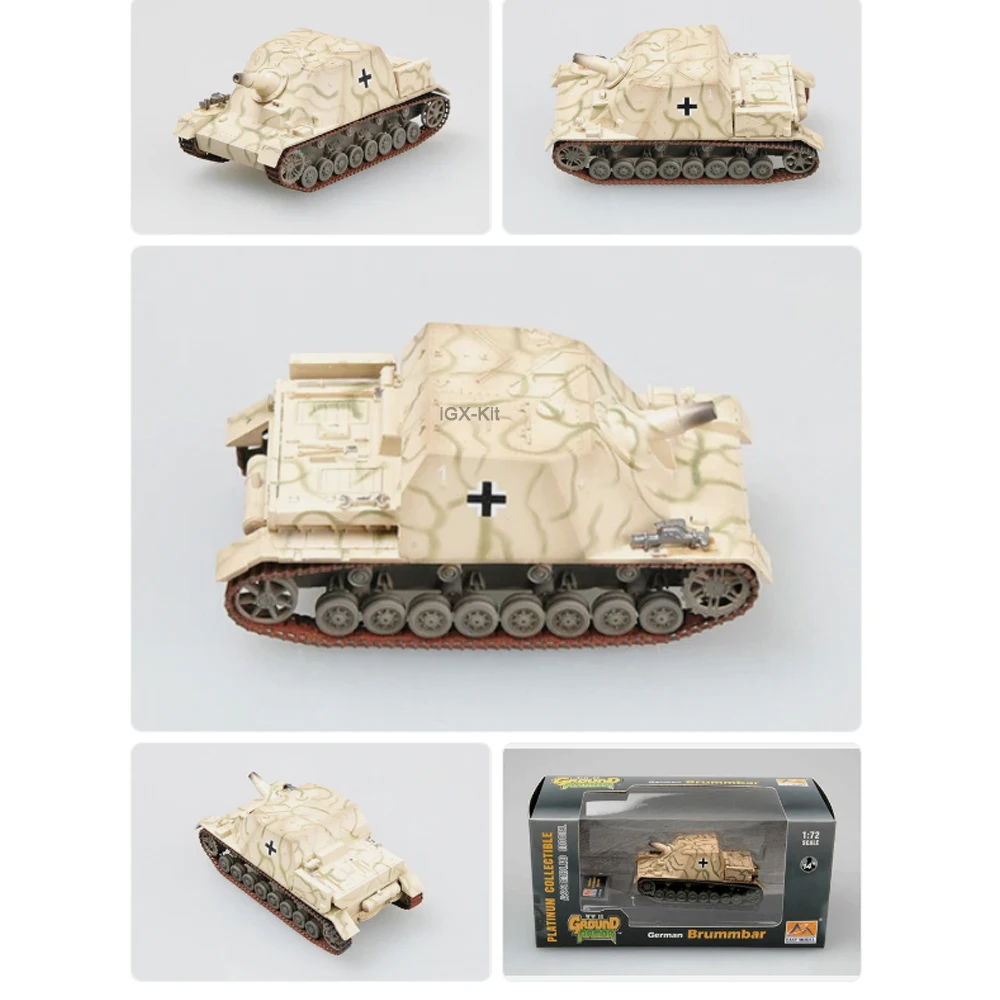 

Easymodel 36117 1:72 Немецкая самоходная штурмовая пушка Grizzly, готовая сборная модель, статическая пластиковая коллекционная модель, подарок