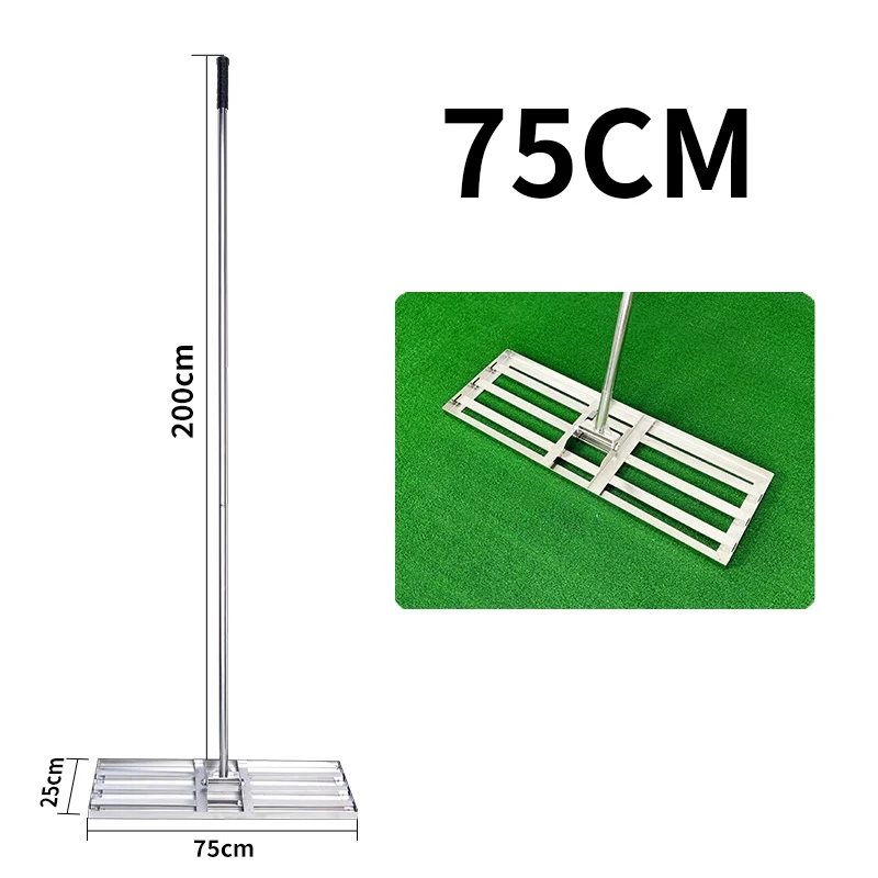 أداة تسوية عشب الجولف، لوازم ملعب الجولف، كسارة رمل من الفولاذ المقاوم للصدأ، أداة تشذيب العشب الأخضر وأداة تسوية الرمل