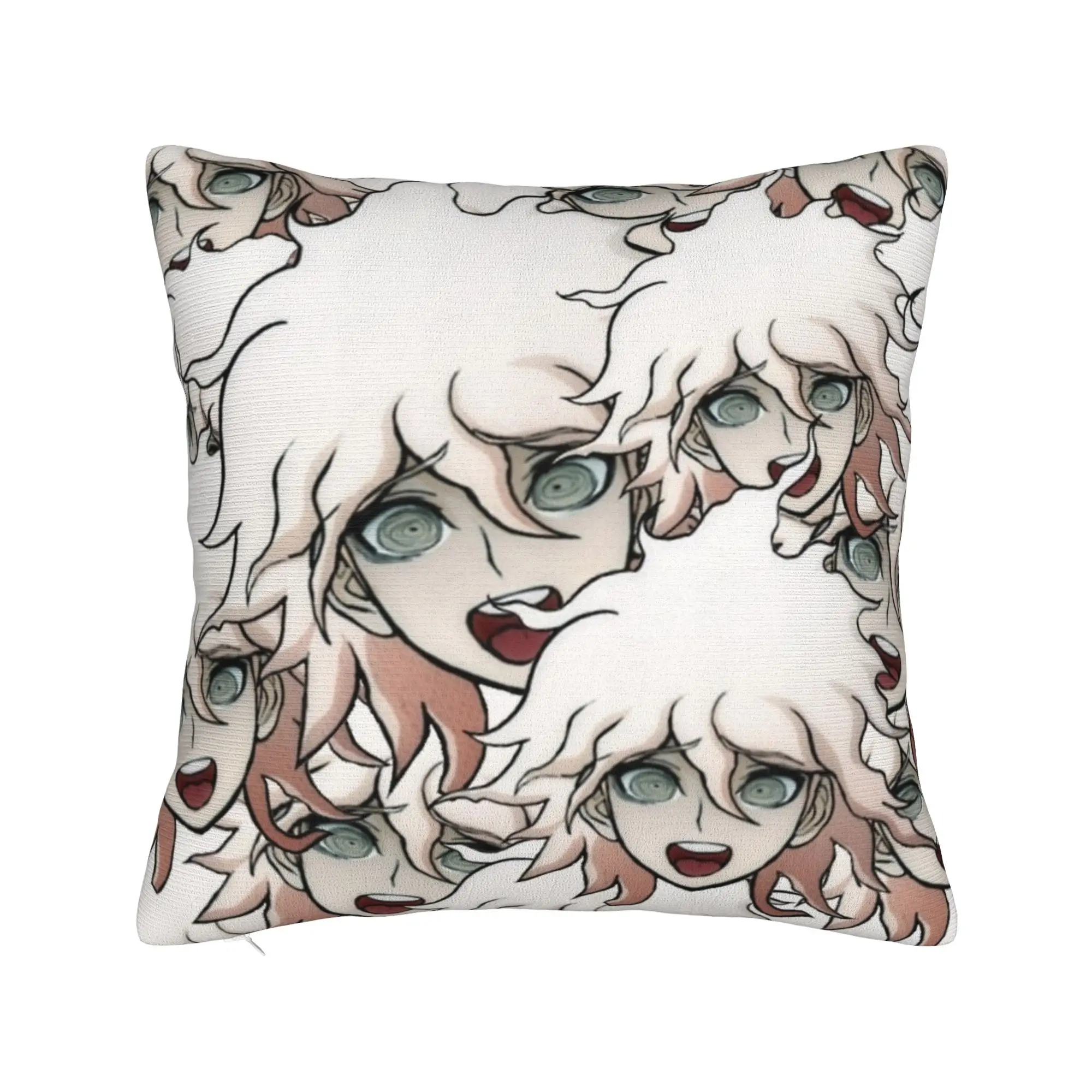 Nagito Komaeda Anime Pillowcase Printing Cushion Cover Decor Pillow Case Cover Home Zipper