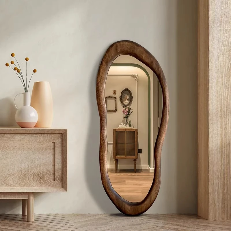 Długie lustro stojące do sypialni, salonu, dekoracyjne, długa konstrukcja, espejo cuerpo completo, meble, urocze, duże lustra dekoracyjne.