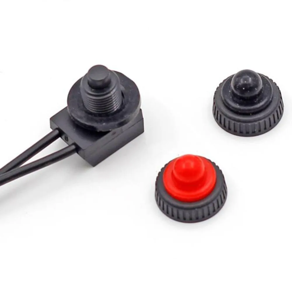 Waterproof PushButton OnOff Switch Perfect for Outdoor Lighting Car Motorcycle Easy Control Flush Mounting 2Pcs