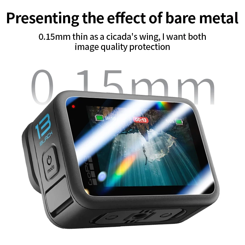 Gopro13 Hard Tempered Glass Display LCD Protector Cover Lens Screen Film Touch Screen Protective for GoPro Hero 13 Camera