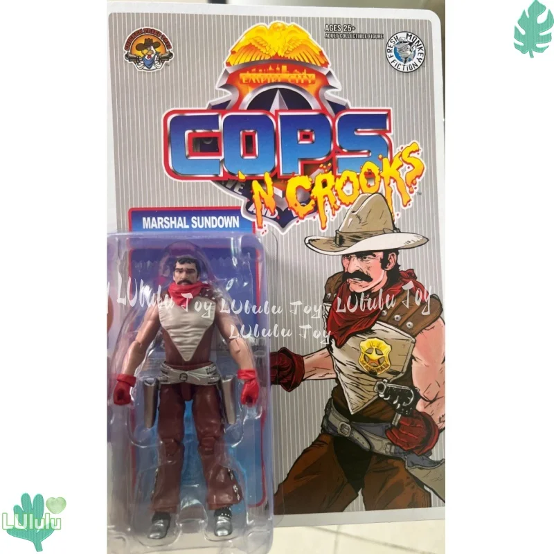 

Chicken Fried Toys Customized Action Figure 1/18 Scale Cops Crooks Series Marshal Sundown Western Sheriff For Adult Collectors