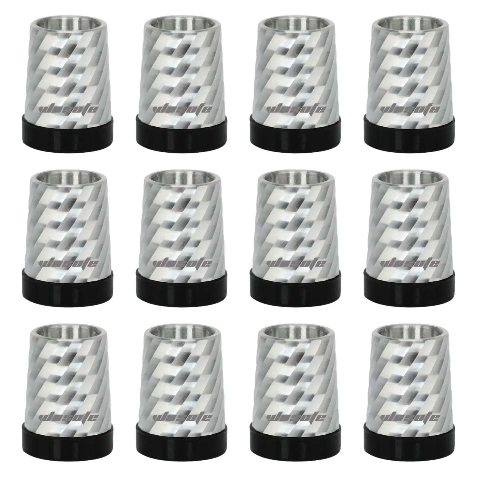 12Pcs Golf Iron Ferrules Taper Tip Adapter for Sports Beginners Adults