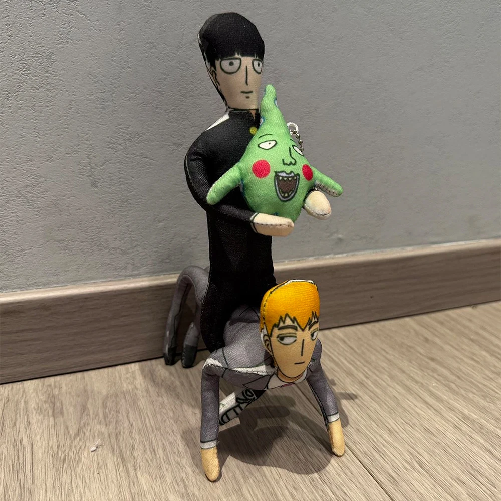 

Anime plush dolls Kageyama Shigeo plush abstract doll anime moveable joint action figure Reigen Arataka toy Dimple doll ornament