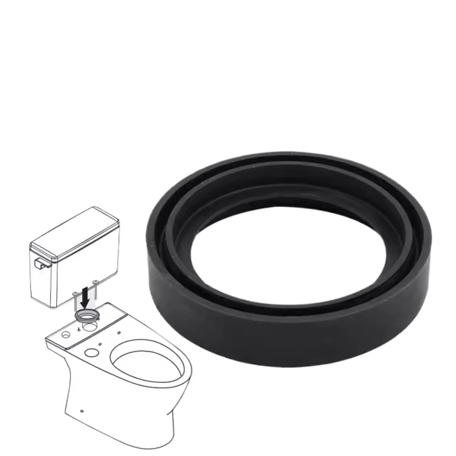 

Уплотнение бачка унитаза SW782 981B 781RB, совместимое с TOTO SWN680 ​