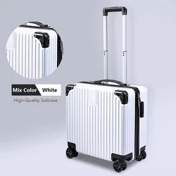 Travel Boarding Suitcase for Men and Women, Retro Lightweight Luggage, Password Trolley Case, Mini Travel, Small