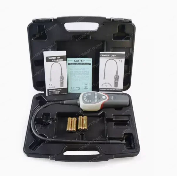 CENTER-384 Hydrogen(H2) Gas Leak Detector,Detectable Gases: Carrying Case Included. Mixture 5% Hydrogen (H2) + 95% Nitrogen(N)F,