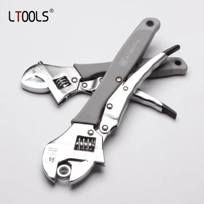 Industrial Grade Strong Locking Spanner Locking Pliers Adjustable Plate Open-end Wrench FO-3002/3003 High Hardness Tool Steel