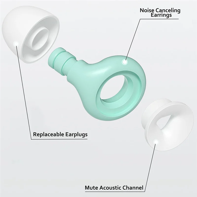 

A69Z Ear Plugs For Sleeping Noise Cancelling Super Soft, Reusable Hearing Protection In Flexible Silicone, Noise Cancelling
