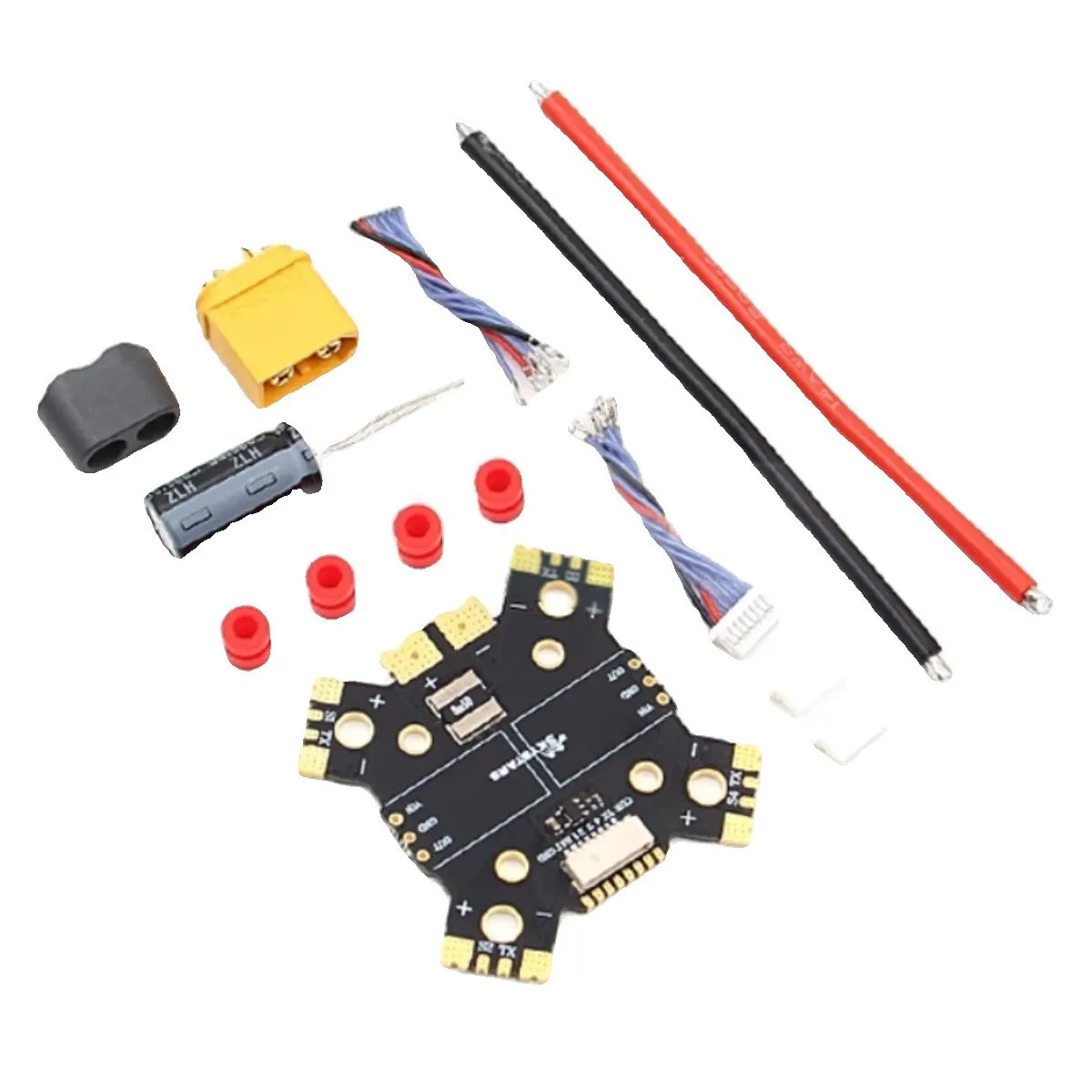 SKYSTARS PDB distribution board XT60 cross machine multi-axis single ESC power supply, double hole with galvanometer