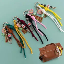 Hot 1PC New Anti-theft Keychain Luxury  Tassel Female Bag Decoration Pendant High-quality Hardware Fashion Bag Accessories