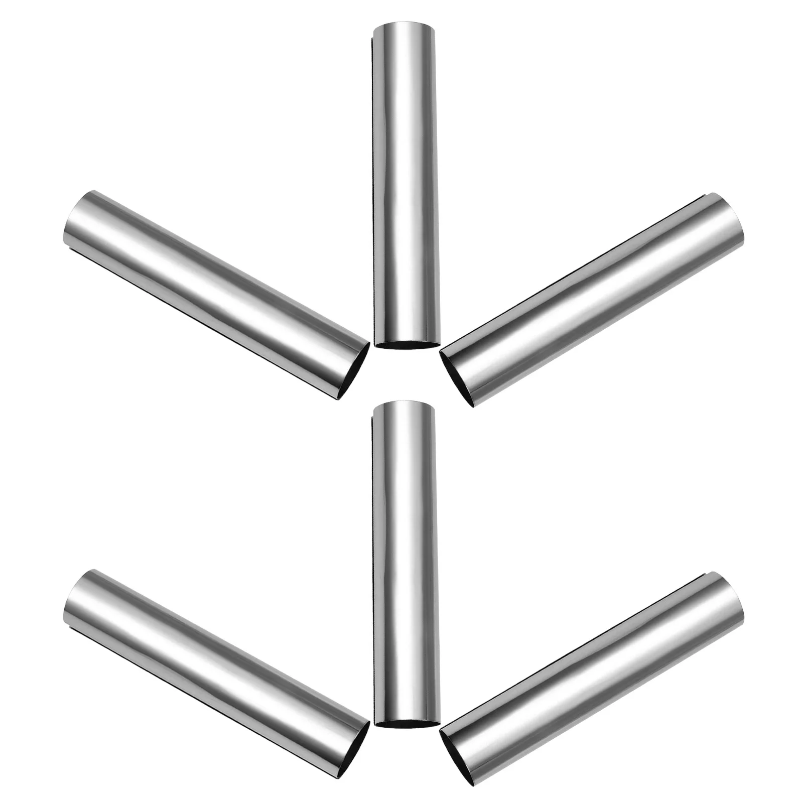 

6Pcs Cannoli Cylinder Tubes Stainless Steel Reusable Baking Molds Tubular Bakeware for Pastry Connoli Molds Connoli Form