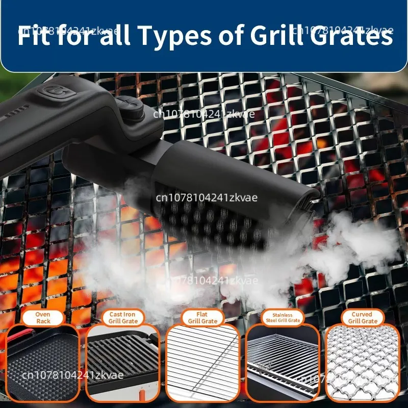 Electric Grill Brush for Cleaning Heavy - oil Stains on Grill Grates