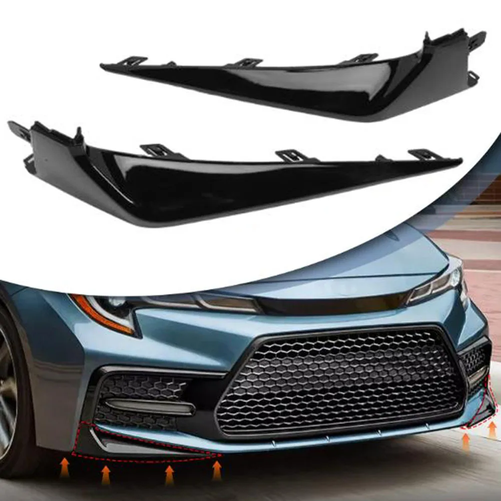 

Front Lower Bumper Grille Molding Trim Left and Right for Toyota For Corolla 2020 2022 Plastic Replacement Parts