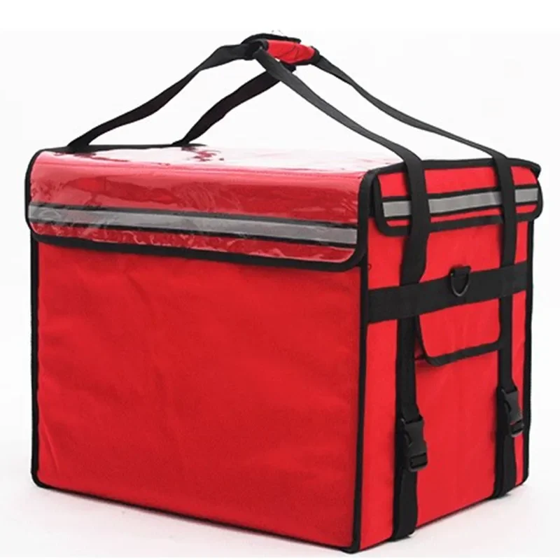 47 L Takeaway Type Insulation Delivery Package Pizza Bags Food Refrigerated Box Waterproof Cooler Suitcase Car Handbag Shoulder