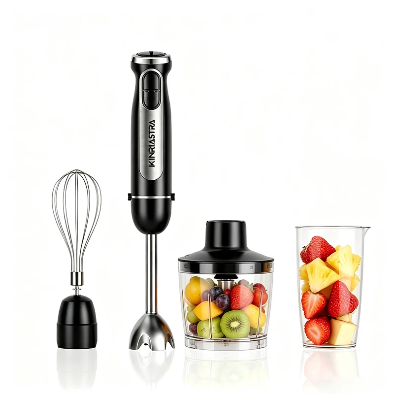 1000W 12 Speed Immersion Hand Blender 4 IN 1 Multifunctional Electric Stick Blender for Kitchen Cooking Baking Baby Food Smoothi