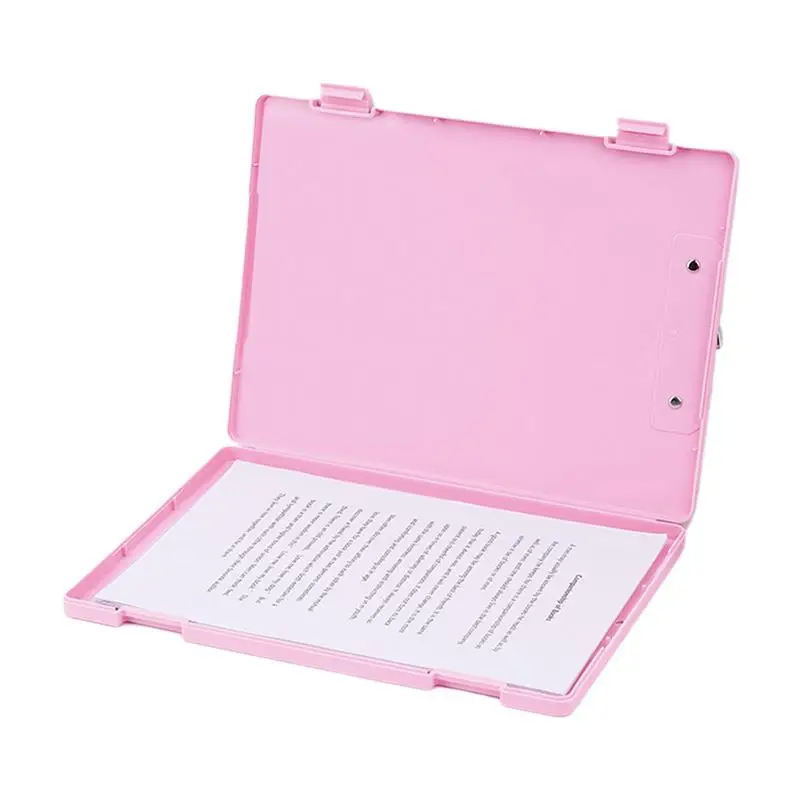 Clipboard Folder Case Clipboard Folder Storage Case Striped Buckle Design Heavy Duty Clip Boards For Notes Files Scripts