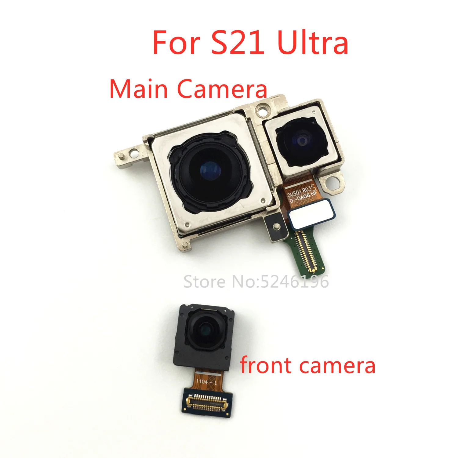 1pcs Back big Main Rear Camera front camera Module For Samsung Galaxy S21 Ultra 5G G998B G988N S21Ultra 5G G998U G9980 Replace