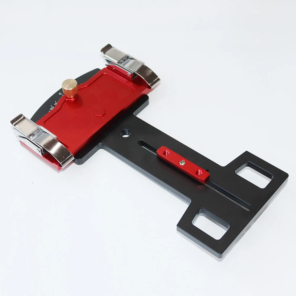 

High-Precision Multi-Angle Adjustable Track Saw with Red and Black Color Scheme and Precision Engineering