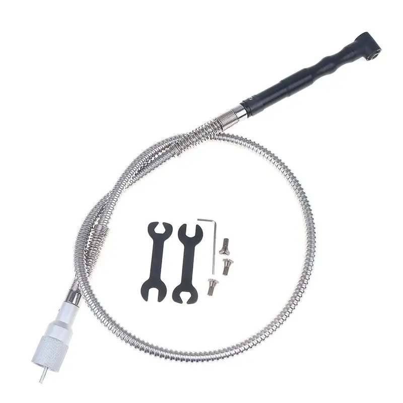 1Set Electric Grinder Flexible Shaft Elbow Hand Piece+Shaft Use For 3mm Electric Grinder Transfer Head Part