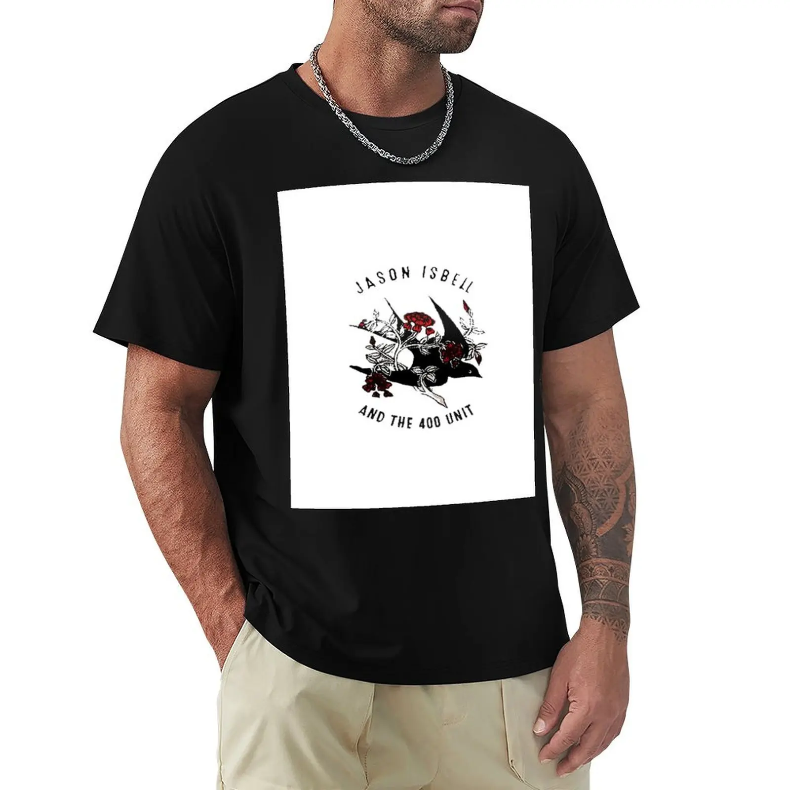 

kuyiyuty <<>> Jason Isbell T-Shirt oversized t shirt croswit shirt man Men's t-shirts