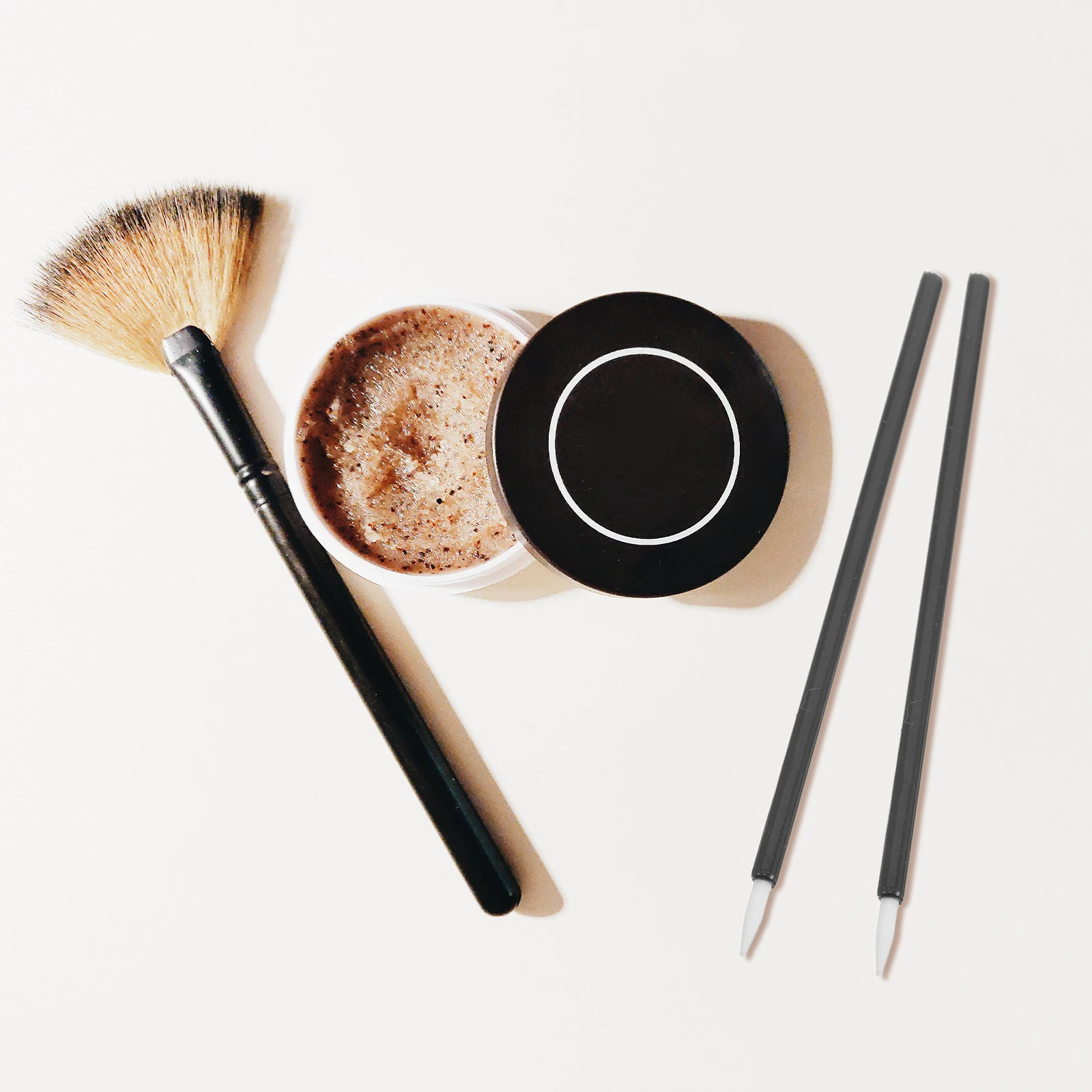 200 pçs pincel delineador manchas ferramenta de maquiagem aplicador tampa protetora portátil cerdas profissionais viagem amigável