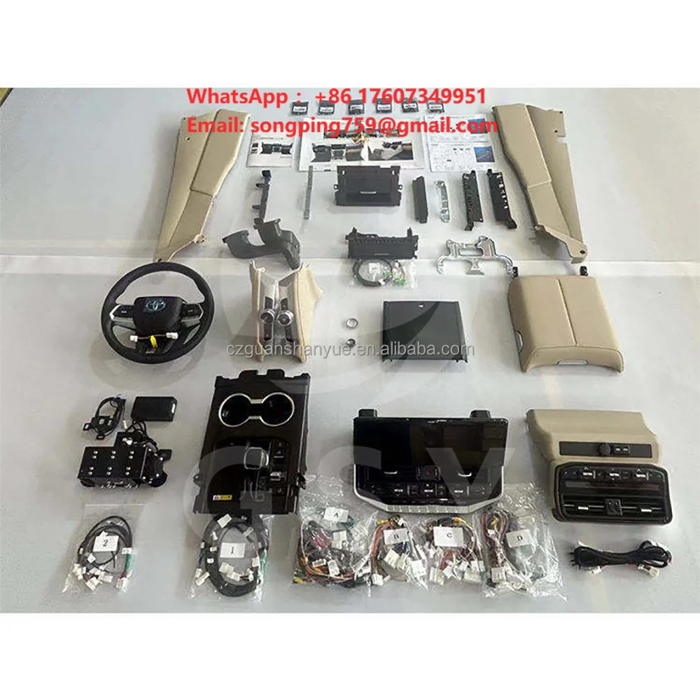 Automobile Interior Parts Car Interior for LC200 Interior Upgrade LC200 Upgrade LC300 2018-2021 Upgrade 2022