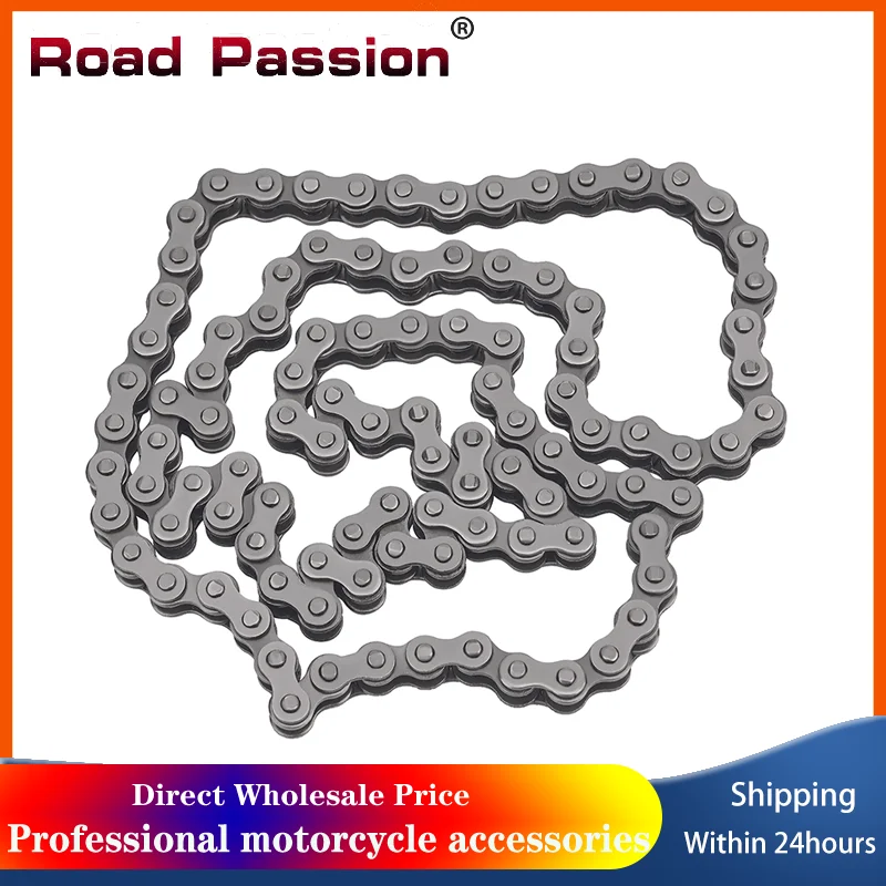 Motorcycle Cam Transmission Driving Roller Chain For SUZUKI LT230 LT230E DR200 DR200S DR200SE RV200 VanVan Dirt Bike SP200 DF200