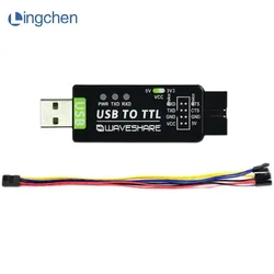 Модуль последовательной связи FT232RL, USB в TTL, 3,3 В, 5 В, преобразователь UART, bps-3 Мбит/с, Мультисистема, совместимая с Win7