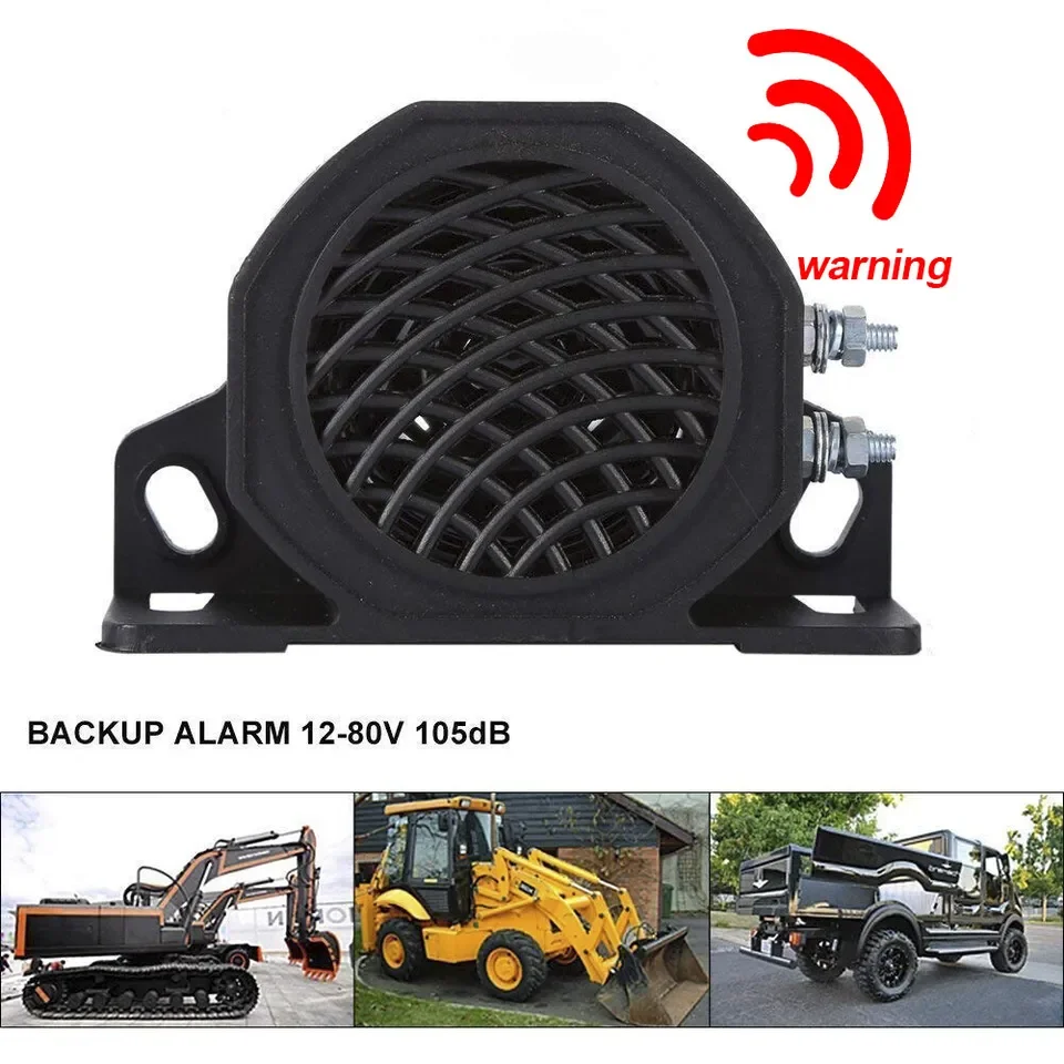 12V-48VReverse Backup Warning Alarm Beeper Heavy Truck Horn Reverse Buzzer Alarm Buzzer