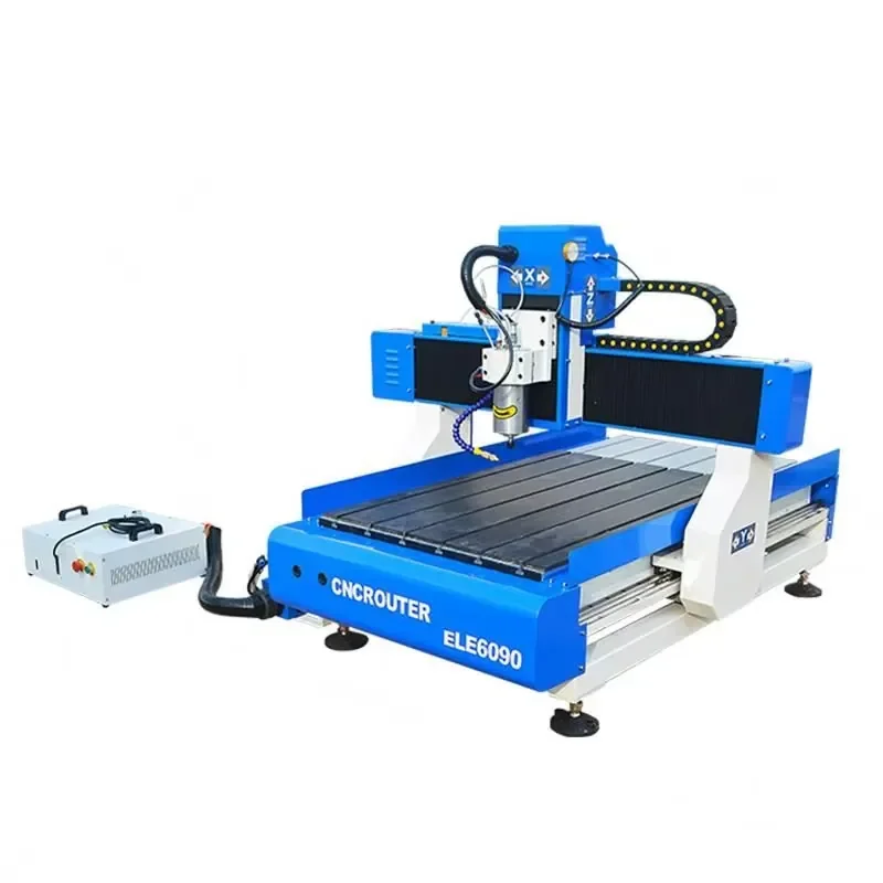 Fresadora CNC de Madera 6090 de Sobremesa, Router 60 x 90, Máquina CNC Blue Elephant de Aluminio 220V para el Hogar