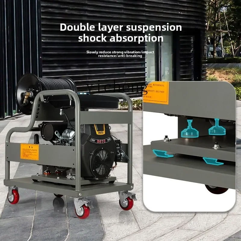 

TQH high pressure pipeline dredging machine property community small waterway blockage dredging cleaning machine dredging