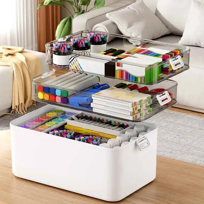 Large Size First Aid Kit Storage Box Nursery Essential Medicines Box Child Care Home Emergency Medical Bag Organizer Box