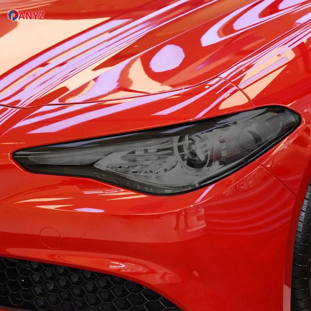 

Для Alfa Romeo Giulia 952 Stelvio 949 автомобильная фара защитная пленка для фар прозрачная черная наклейка из ТПУ 2 шт. аксессуары