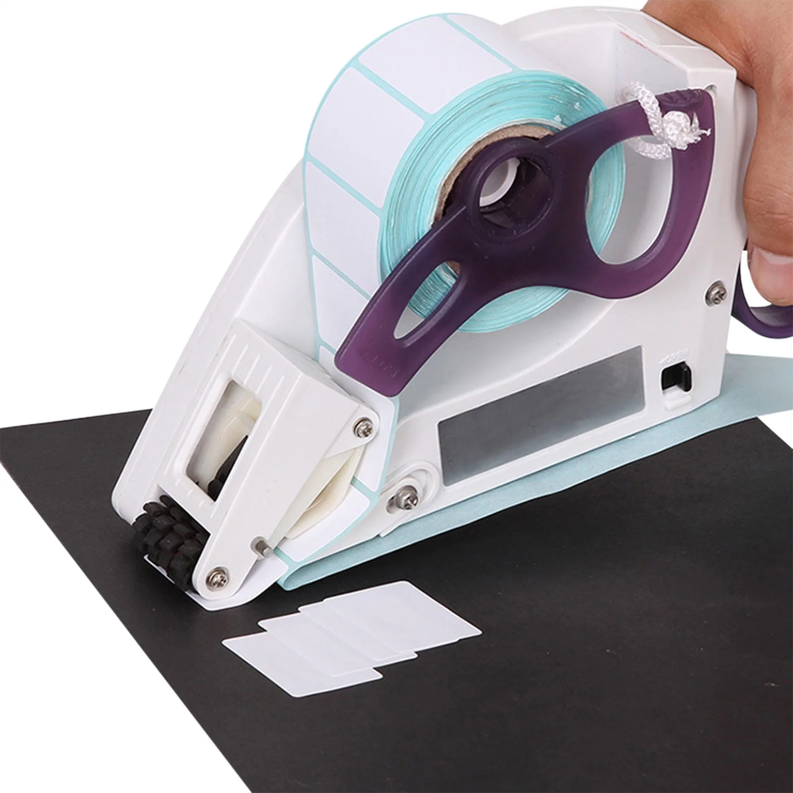 Manual Label Applicator Suitable For Labels 20-80mm Wide Portable Sticker Peeler Handheld Label Gun for Round Square Flat Bottle