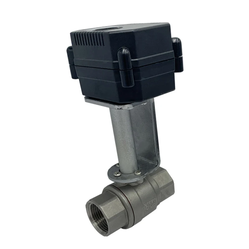 Remote Control 1/4  3/4 1 Inch 12v Electric Motorised Quick air Water Shut off Ball Valve High Temperature Version Available
