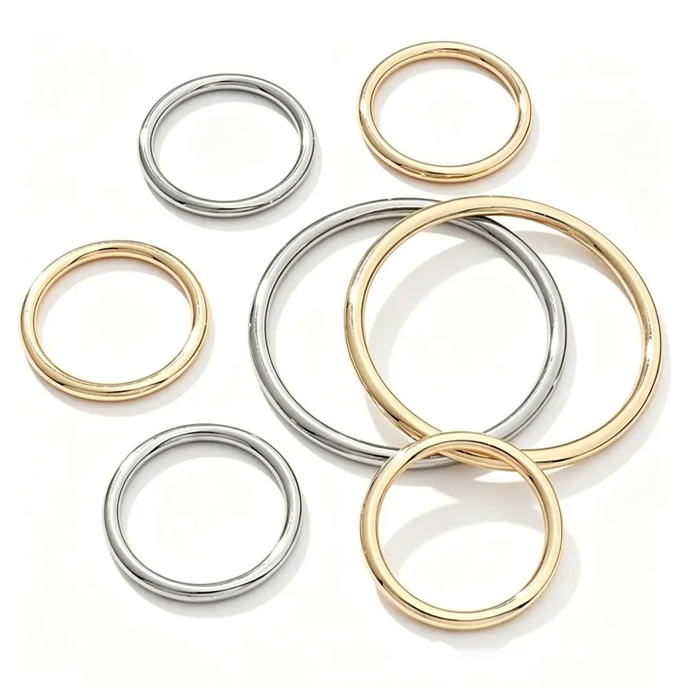Adjustable Sleeve Clip Metal Ring Shortened Round Hem Clip Dress Styling Shirt Waist Cinching Fabric Fastener For Dresses