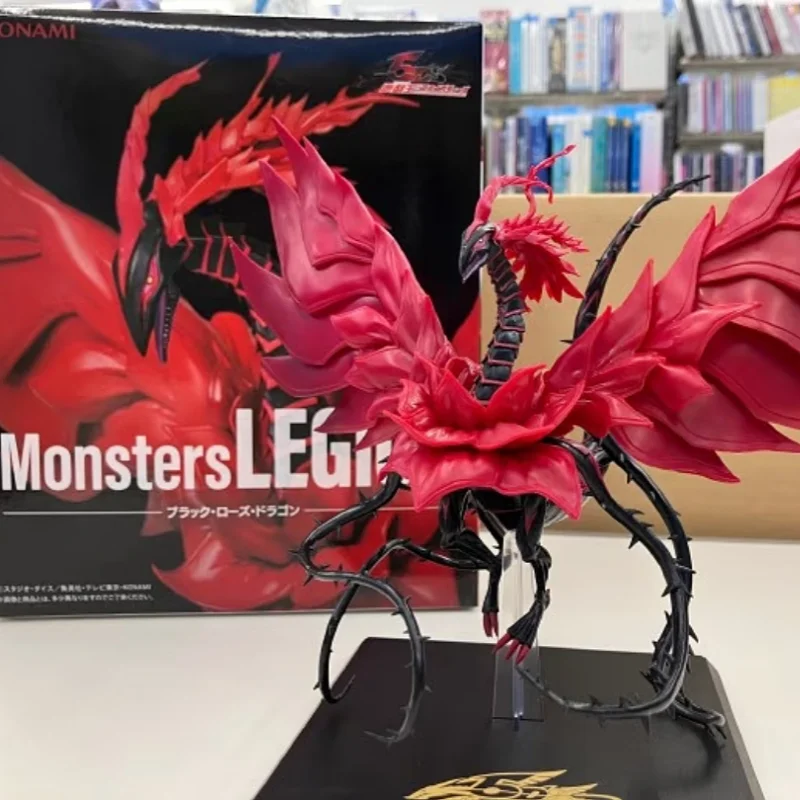 

Original Japanese Anime Toy Konami Yu Gi Oh! 5d 'Monsters Legion Black Rose Dragon Figurine Model Boy Toy Gift Desktop Ornament