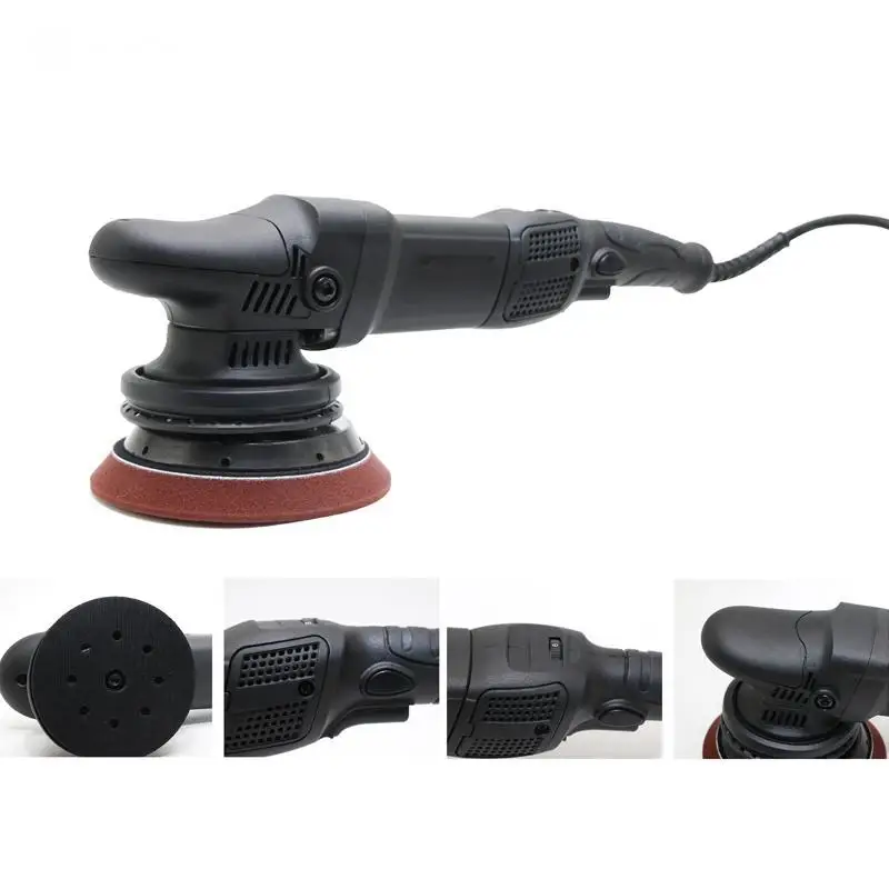 Professional Sunny Weather T125 5 Pad 900W 2000-5200 RPM Speed Control Dual Action Electric Cordless OEM Car Polishing Polisher