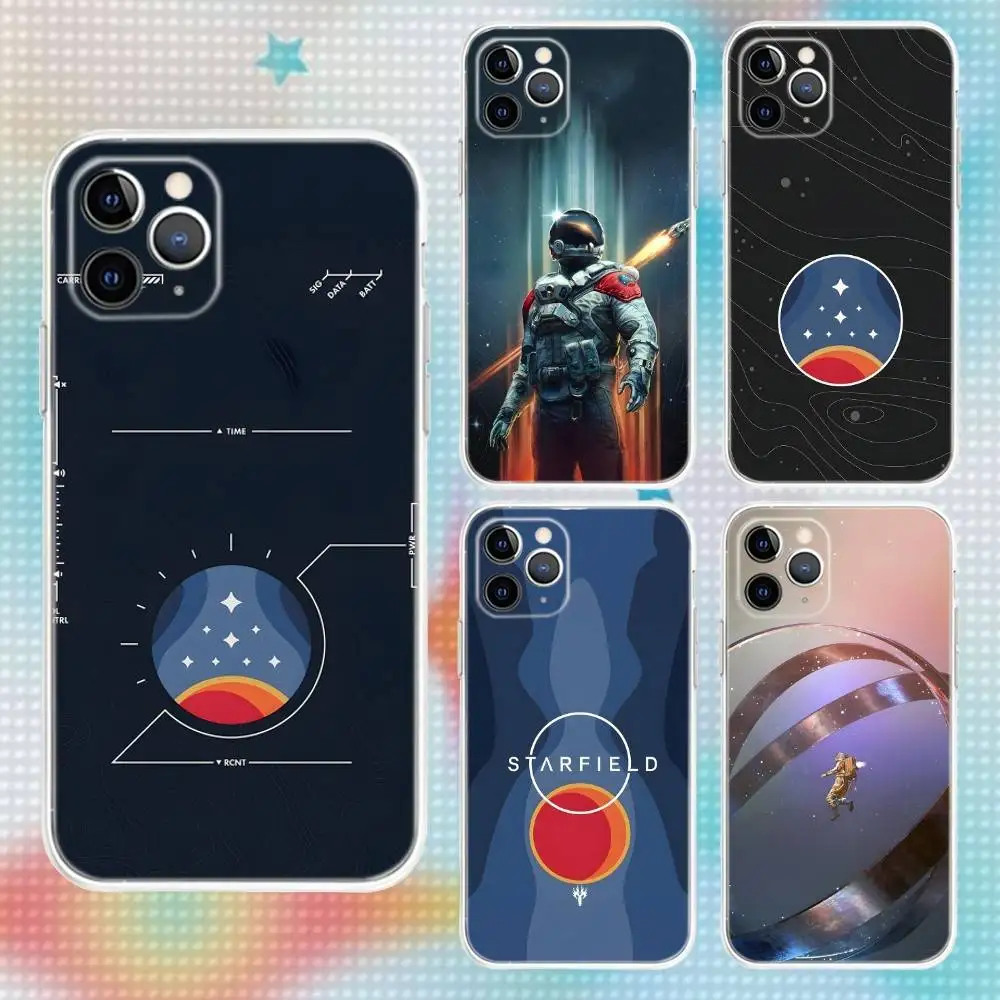 

S-StarfieldS Game Transparent Clear Soft Phone Case For iPhone 17,16,15,14,13,12,11,Air,X,XR,Pro,Max,Plus Cover